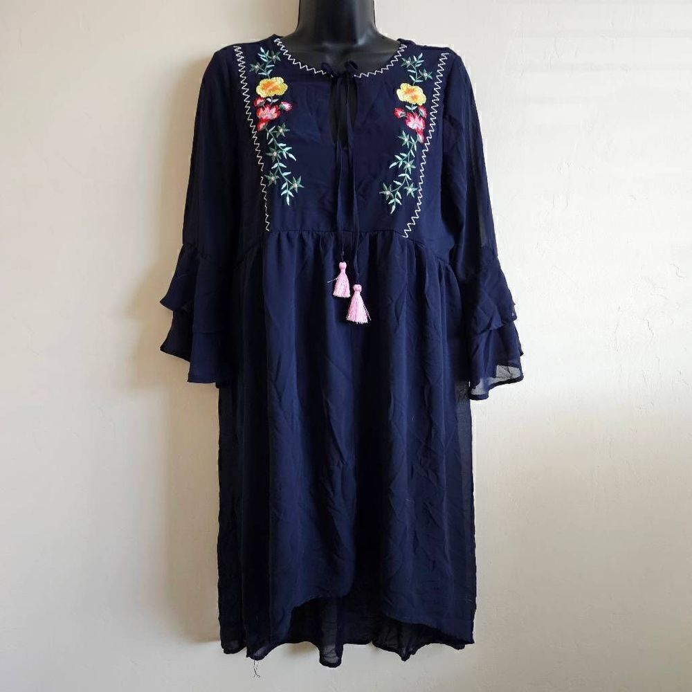 My Michelle Embroidered Dress